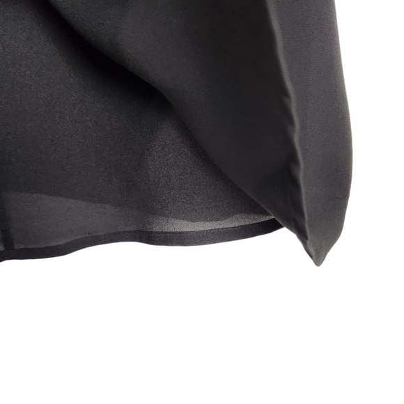 BCBGMaxAzria Nydia Black Gold Collar Flowy Tank Top Women's Size XXS - Picture 5 of 8